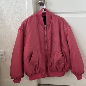 Maje Pink Collared Jacket